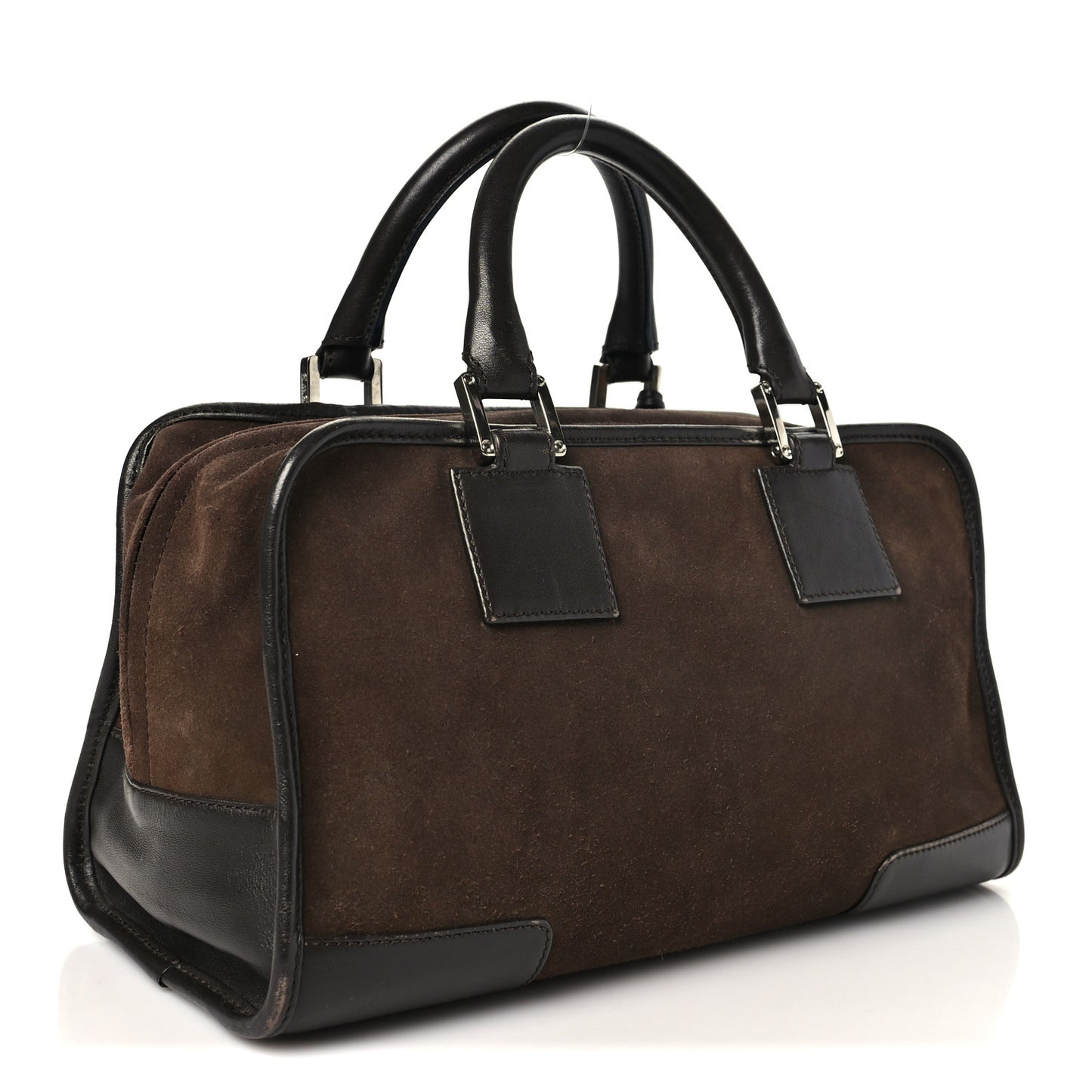 Suede Calfskin Amazona 28 Dark Chestnut