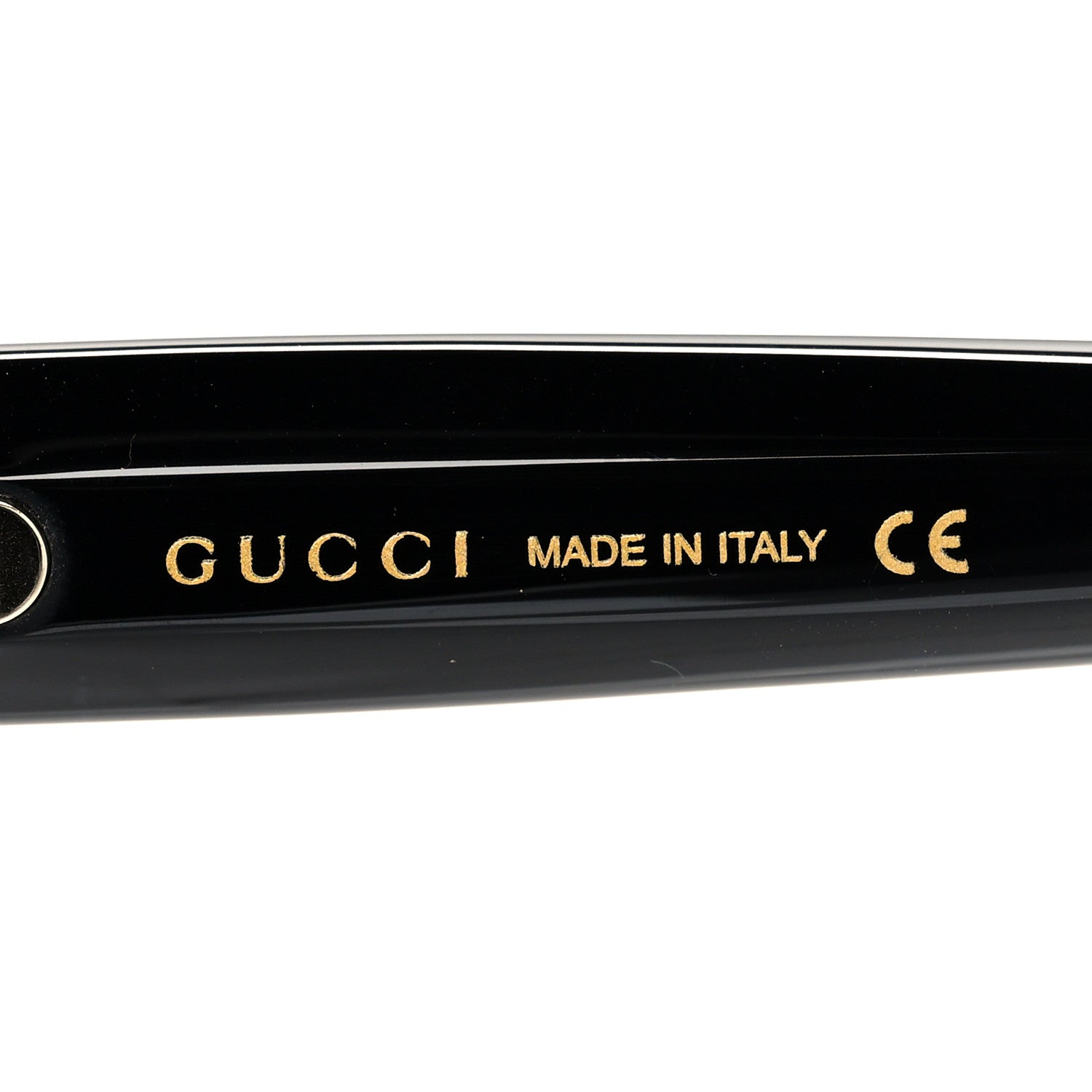 Gucci Acetate Crystal Star Round Frame Sunglasses GG0208S Black 5 of 7