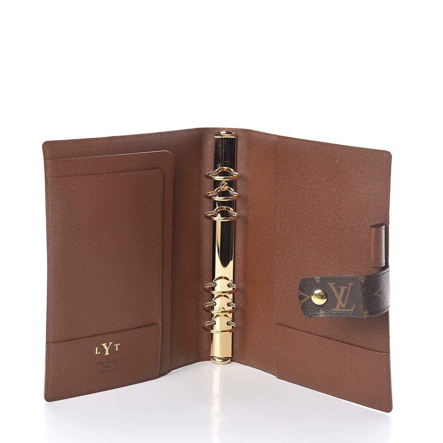 Monogram Large Ring Agenda Cover