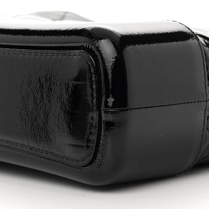 Chanel Patent Goatskin Quilted Medium Gabrielle Hobo Black 10 of 16