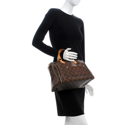 Louis Vuitton Monogram Perforated Speedy 30 Orange 2 of 13