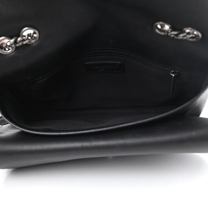 Chanel Lambskin Quilted Large Natural CC Flap Black 6 of 16