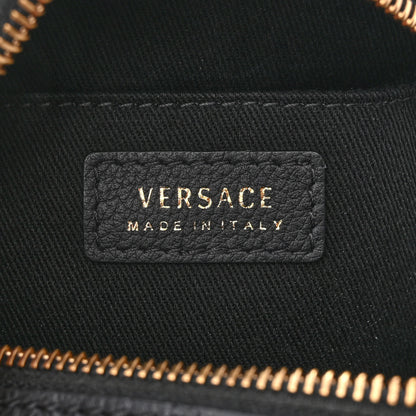 Versace Calfskin La Medusa Round Camera Bag Black 6 of 10