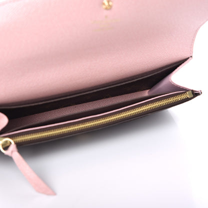 Louis Vuitton Monogram Emilie Wallet Rose Ballerine 5 of 8
