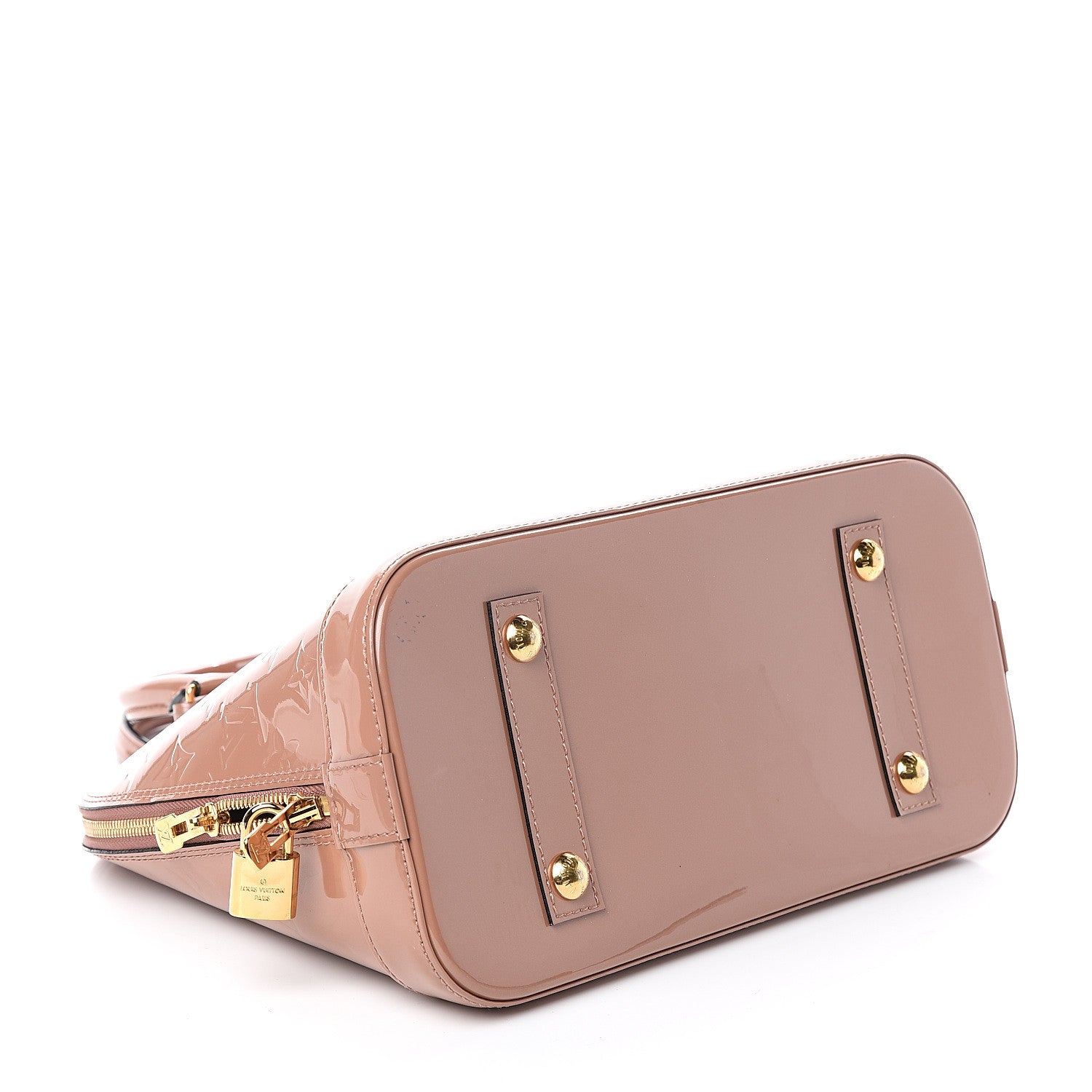 Louis Vuitton Vernis Alma PM Rose Velours 3 of 9