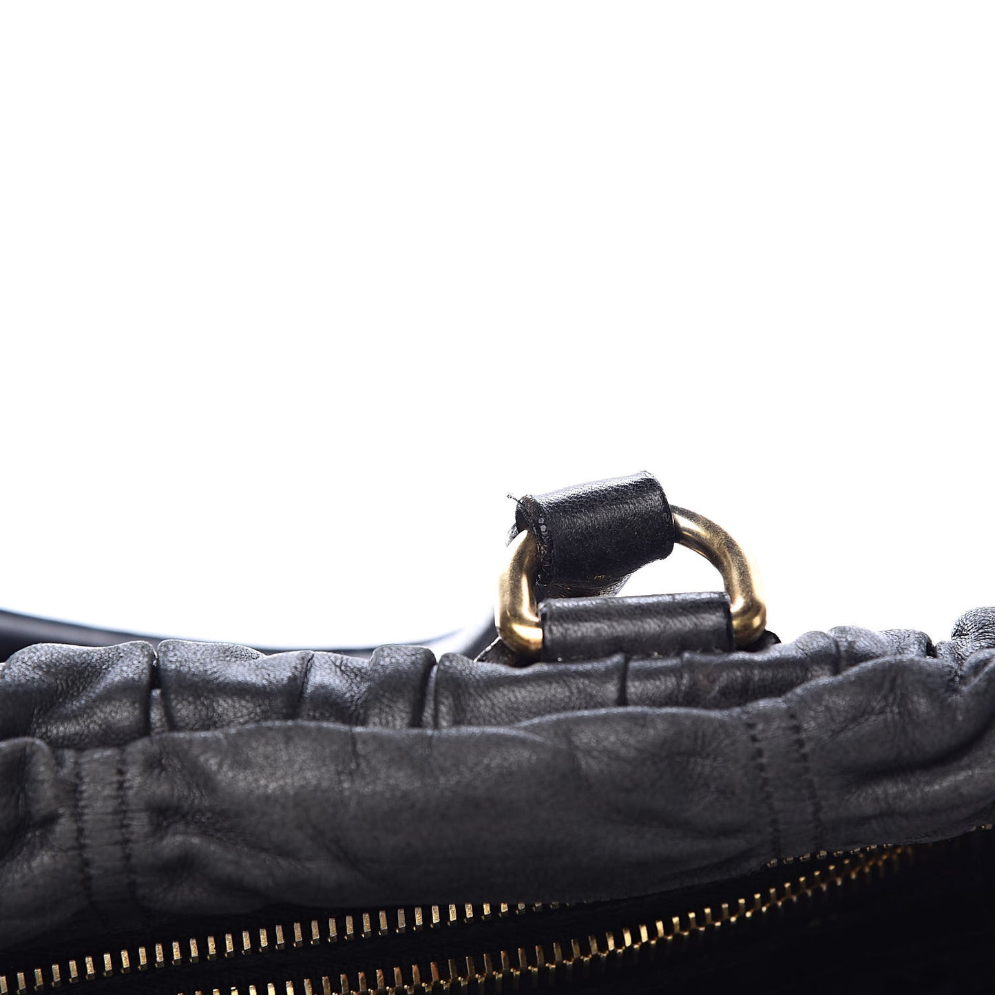 Nappa Gaufre Satchel Black