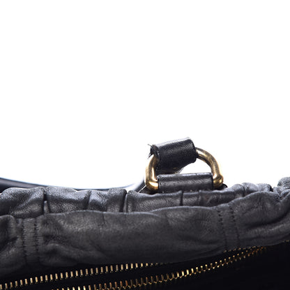 Prada Nappa Gaufre Satchel Black 8 of 13
