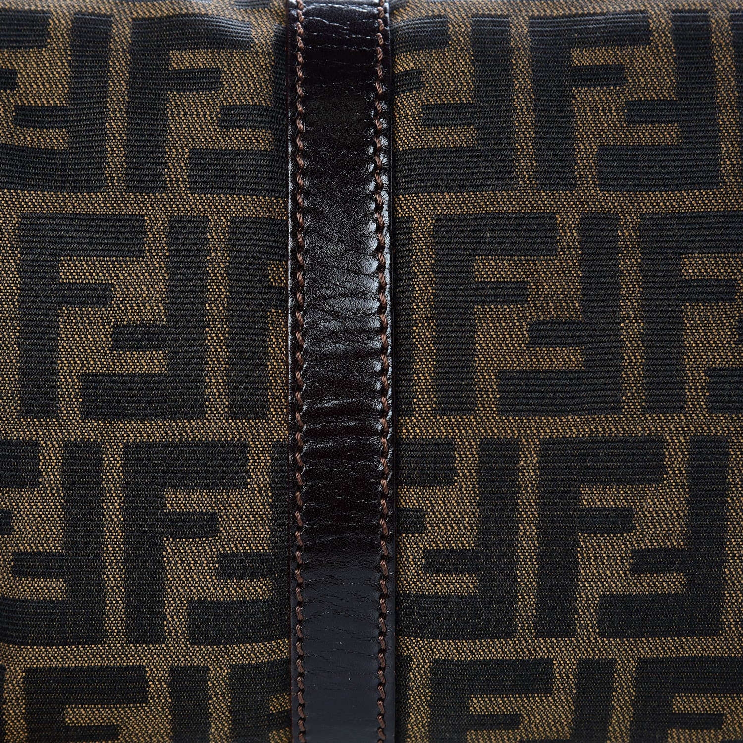 Fendi Zucca Mini Boston Satchel Tobacco 10 of 11