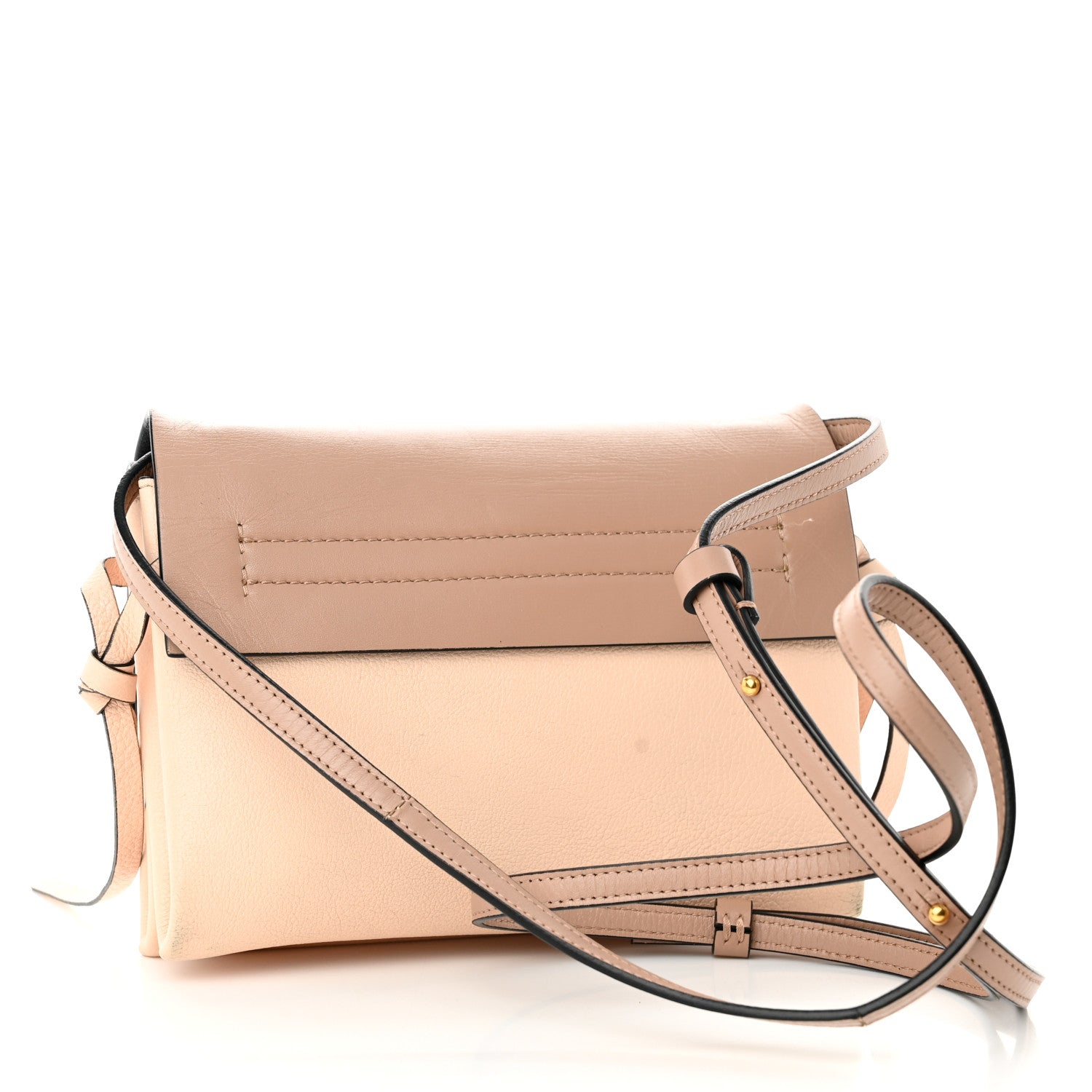 Valentino Garavani Smooth Calfskin Small VRing Crossbody Bag Rose Cannelle Light Ivory Cerise 3 of 11