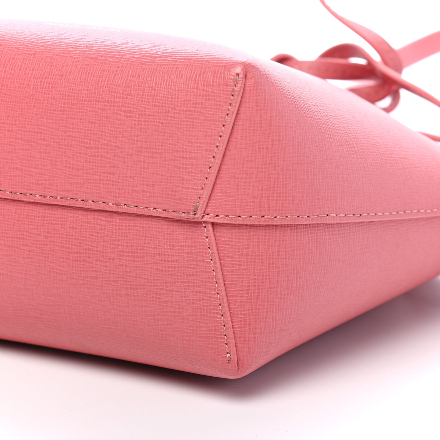 Saffiano Mini Mini Bucket Bag Blush