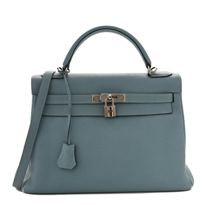 Hermes Togo Kelly Retourne 32 Ciel 1 of 9