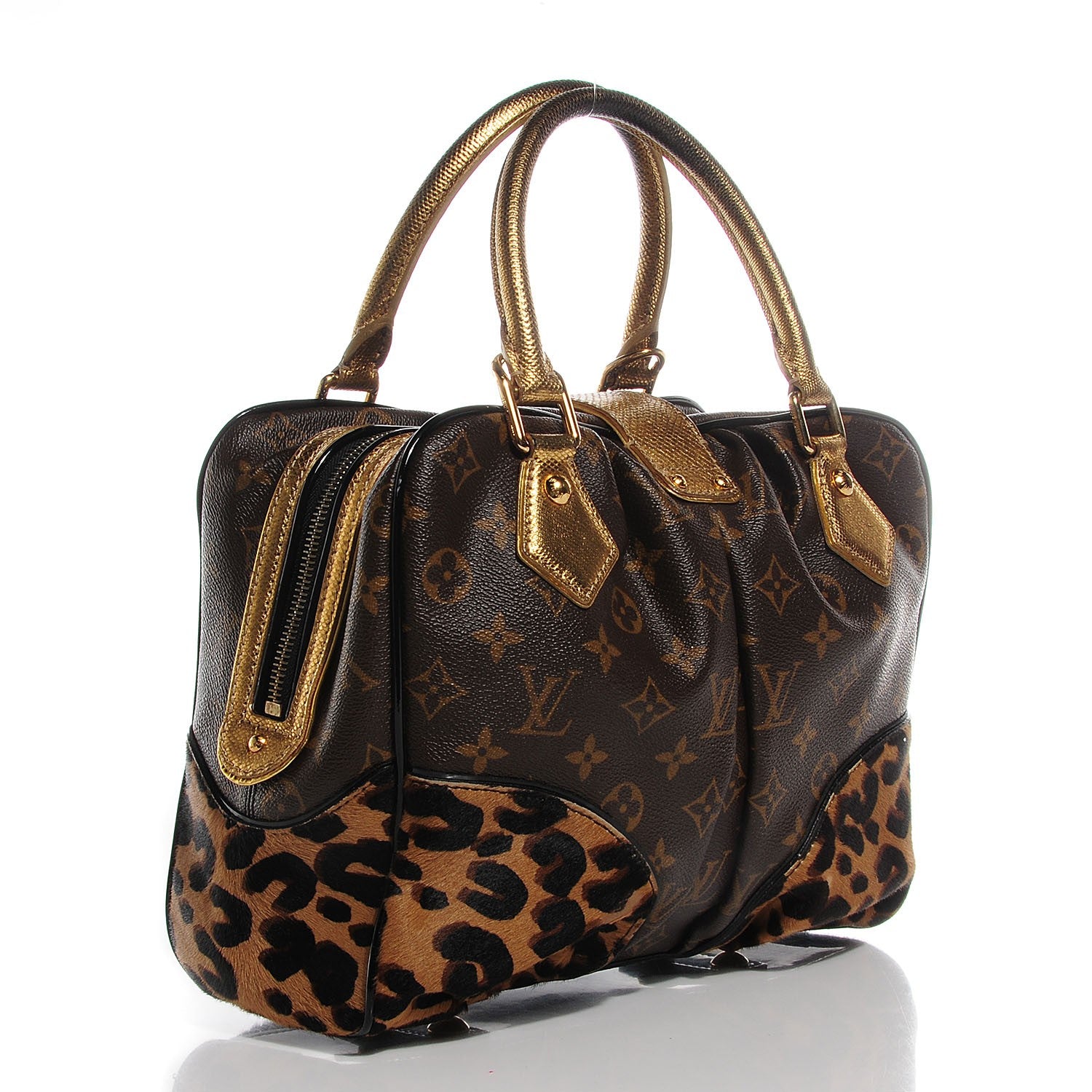 Louis Vuitton Monogram Leopard Adele 3 of 7