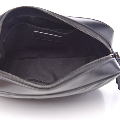 Saint Laurent Calfskin Matelasse Monogram Lou Camera Bag Black 4 of 9