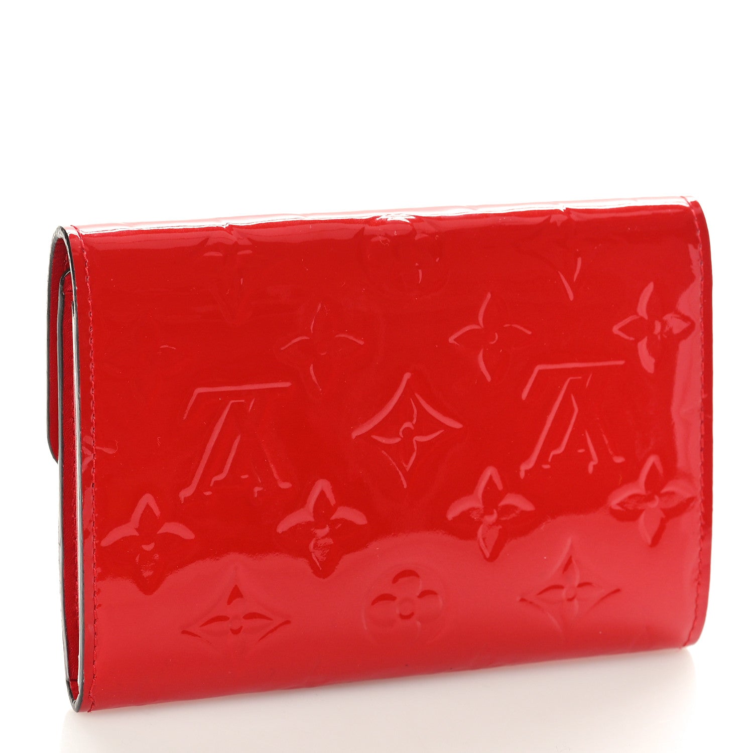 Louis Vuitton Vernis Sarah Compact Wallet Cherry 3 of 7