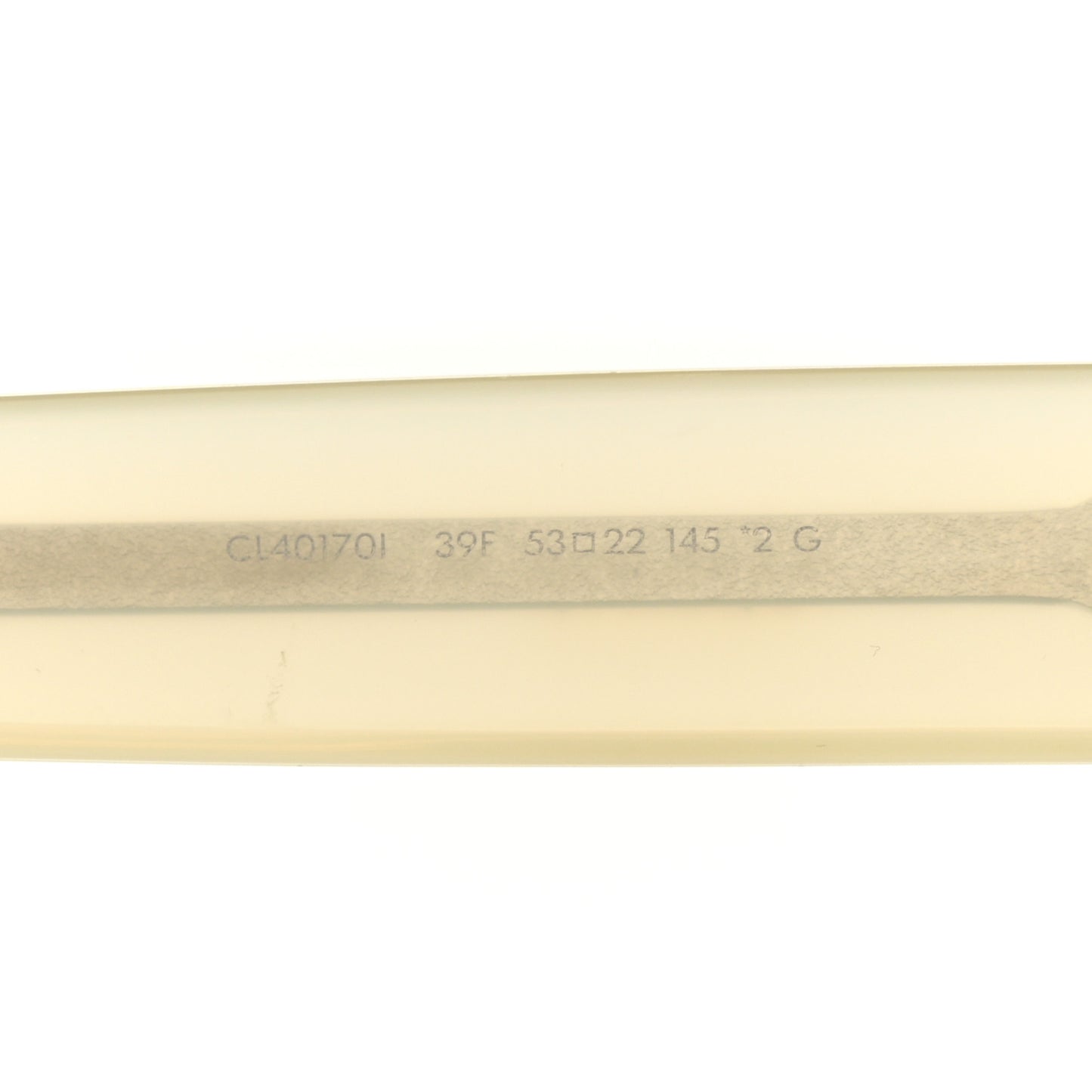 Acetate Studded Round Sunglasses CL40170I White