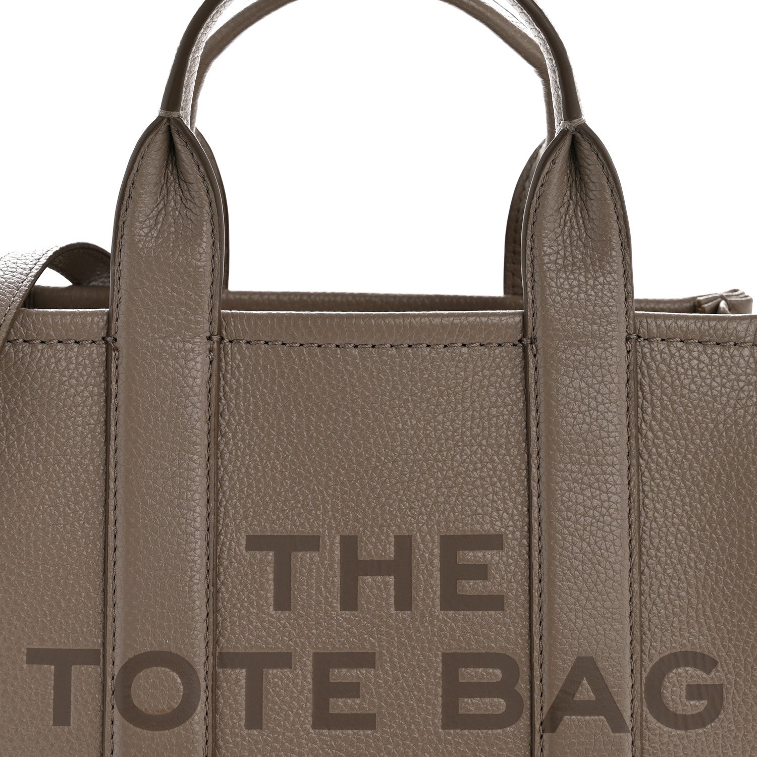 Marc Jacobs Grained Calfskin Small The Tote Bag Cement 8 of 14