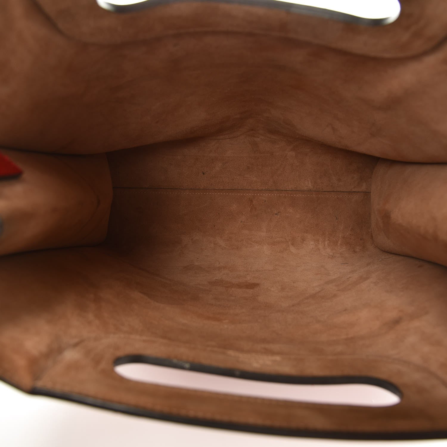 Gucci Calfskin Embossed Medium XL Tote Red 5 of 7