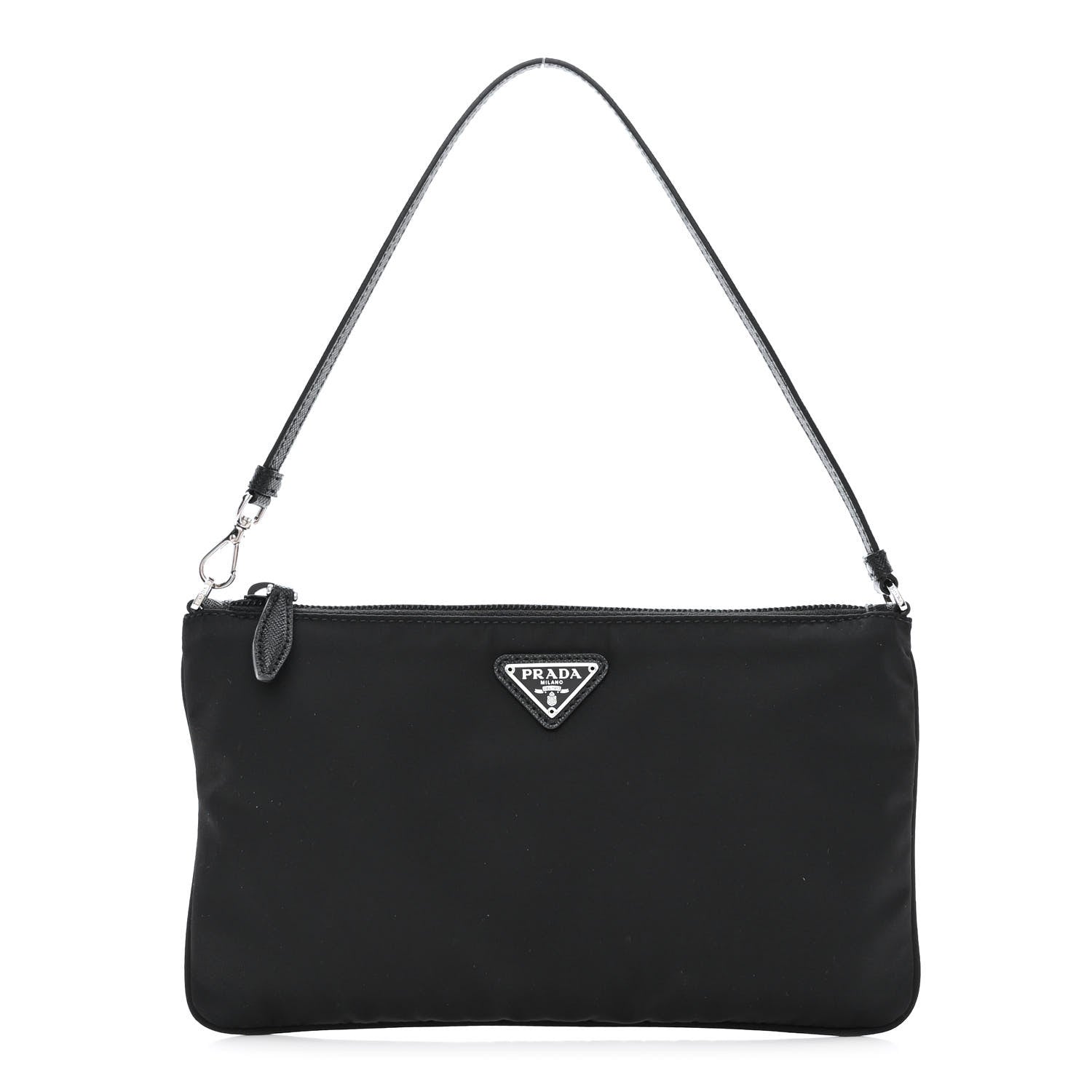 Prada Re-Nylon Vela Pouch Black 1 of 12