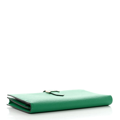 Hermes Chevre Mysore Bearn Gusset Wallet Menthe 4 of 8