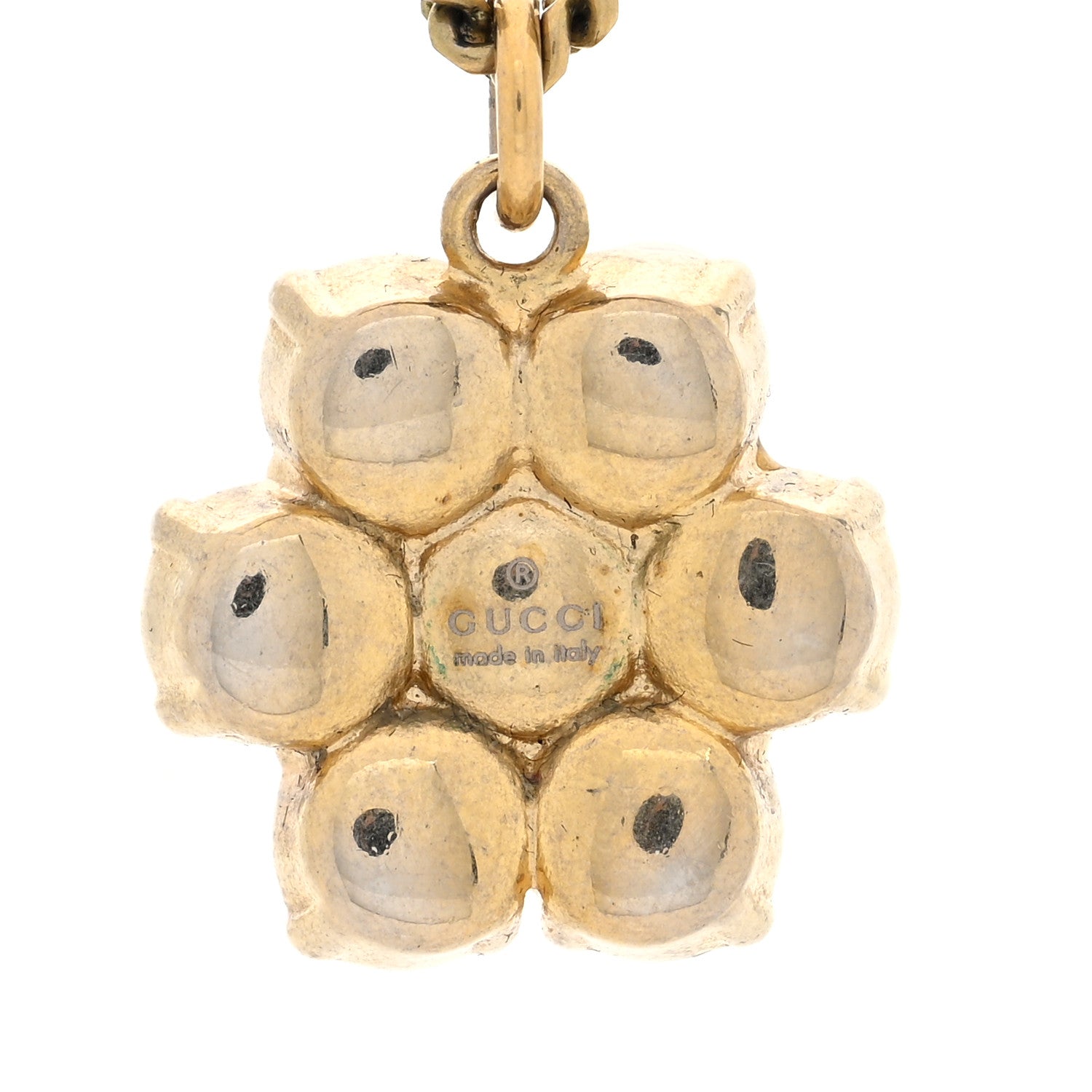 Gucci Pearl Double G Necklace Gold 5 of 5