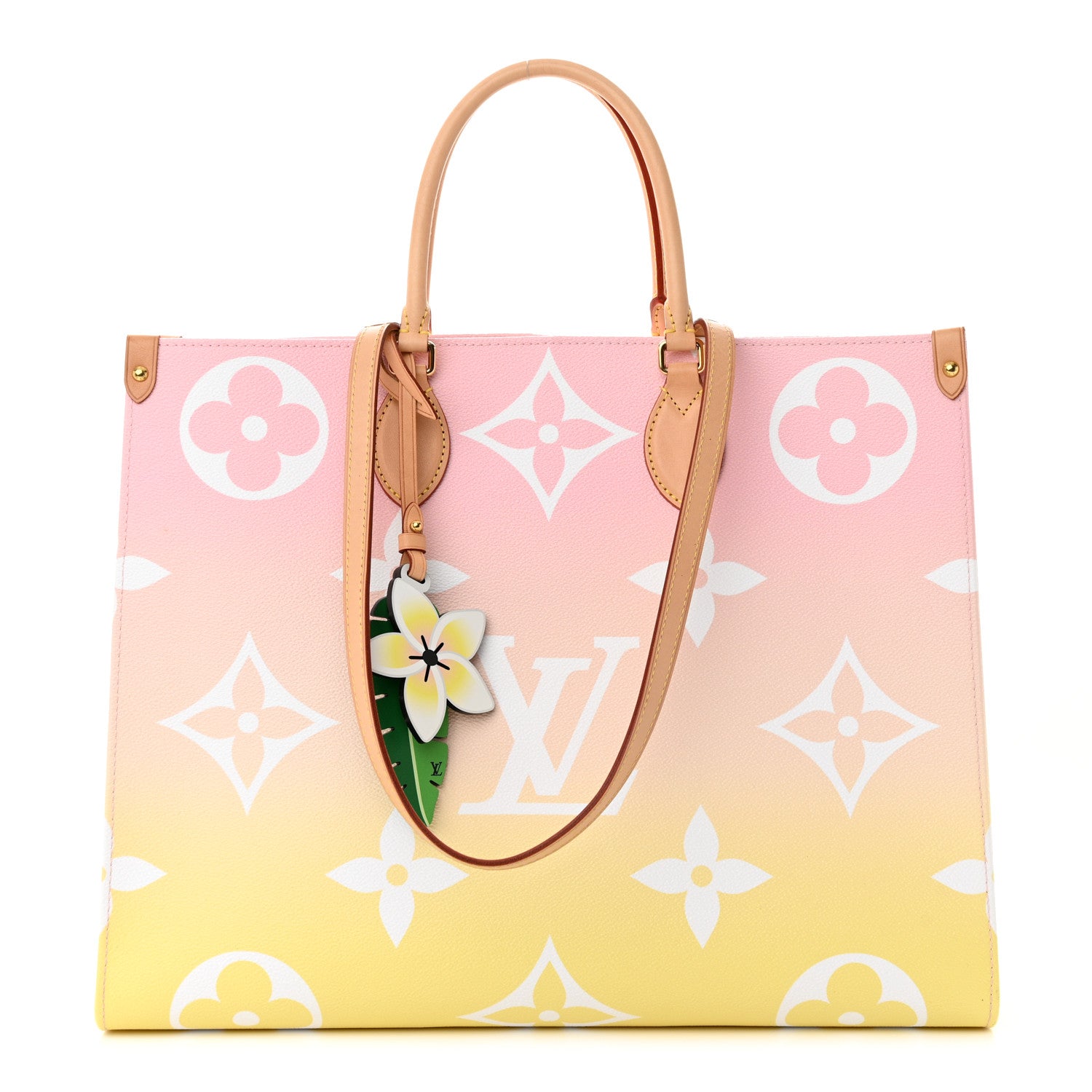 Louis Vuitton LOUIS VUITTON Monogram Giant By The Pool OnTheGo GM Light Pink 1 of 9