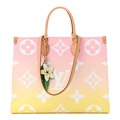 Louis Vuitton LOUIS VUITTON Monogram Giant By The Pool OnTheGo GM Light Pink 1 of 9