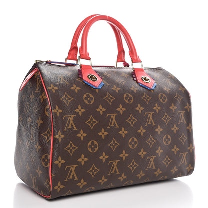 Louis Vuitton Monogram Totem Speedy 30 Flamingo 3 of 6