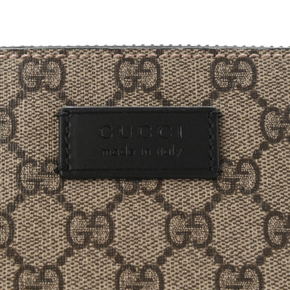 Gucci GG Supreme Monogram Mens Wristlet Black 6 of 10