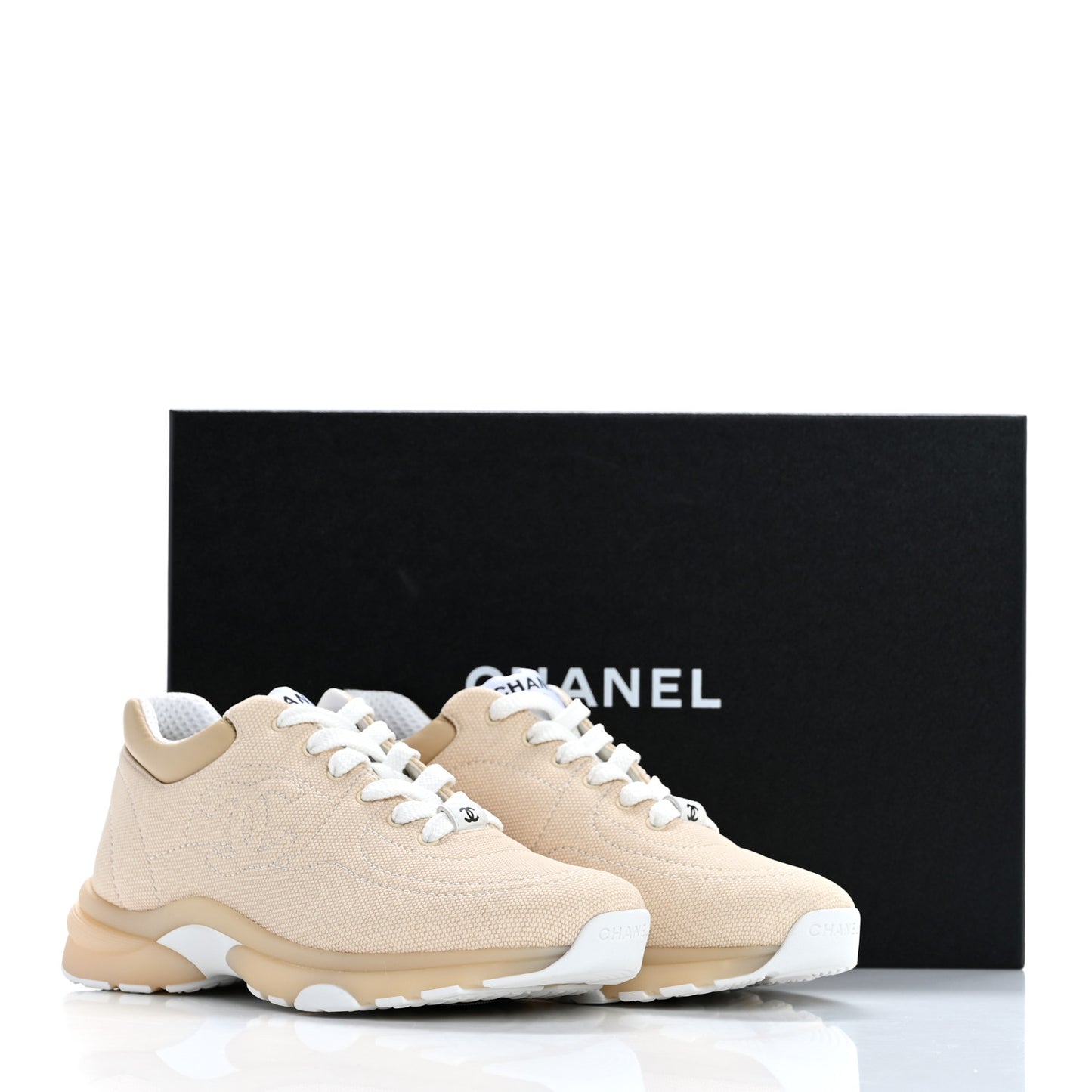 Fabric CC Womens Sneakers 35 Light Beige
