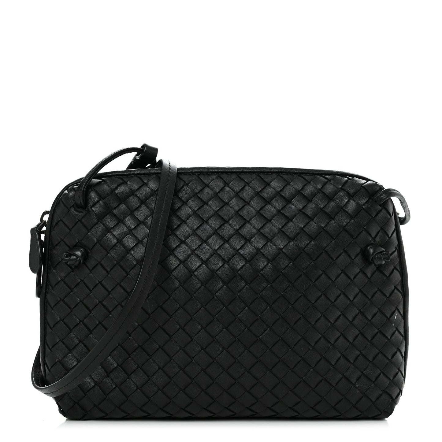 Nappa Intrecciato Nodini Bag Black