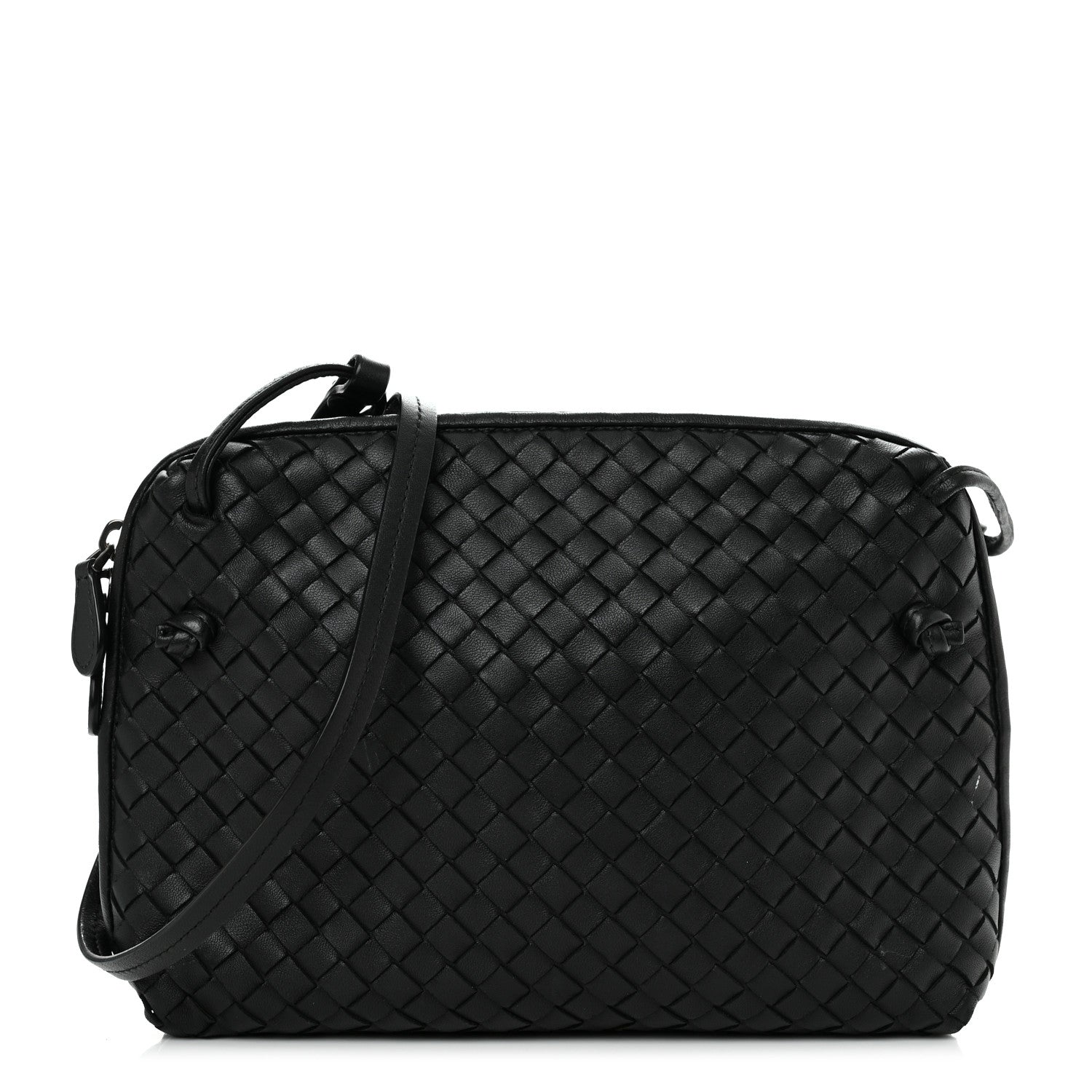 Bottega Veneta Nappa Intrecciato Nodini Bag Black 1 of 11