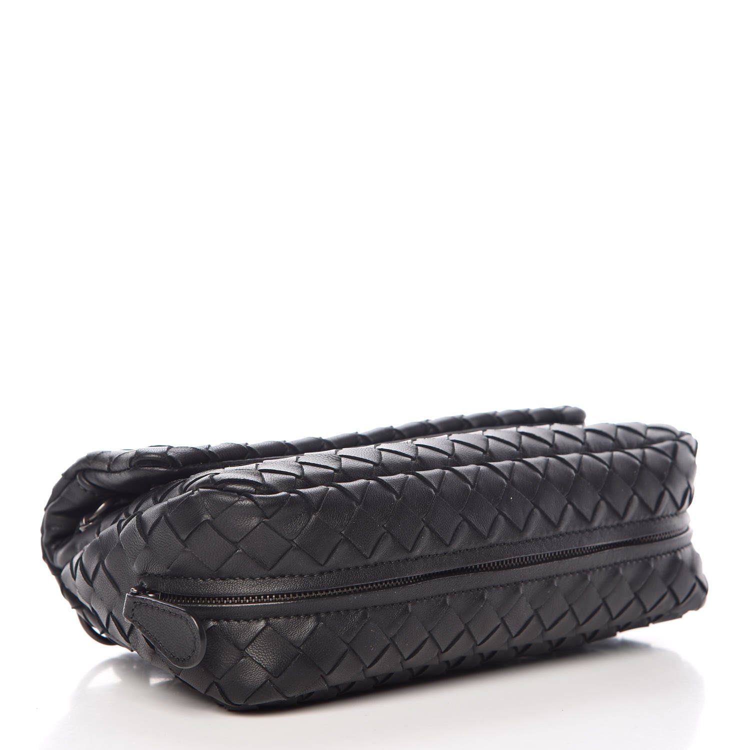 Bottega Veneta Nappa Intrecciato Mini Chain Messenger Black 4 of 12