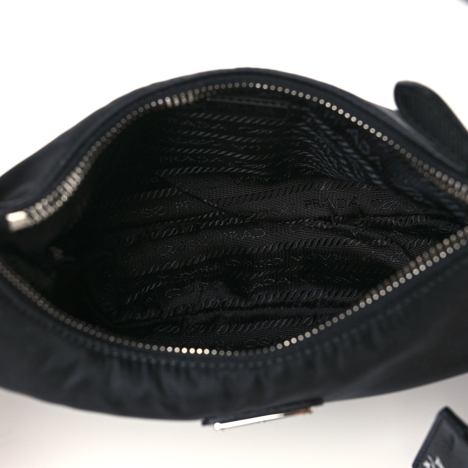 Prada Tessuto Nylon Mini Re-Edition 2000 Bag Black 5 of 10
