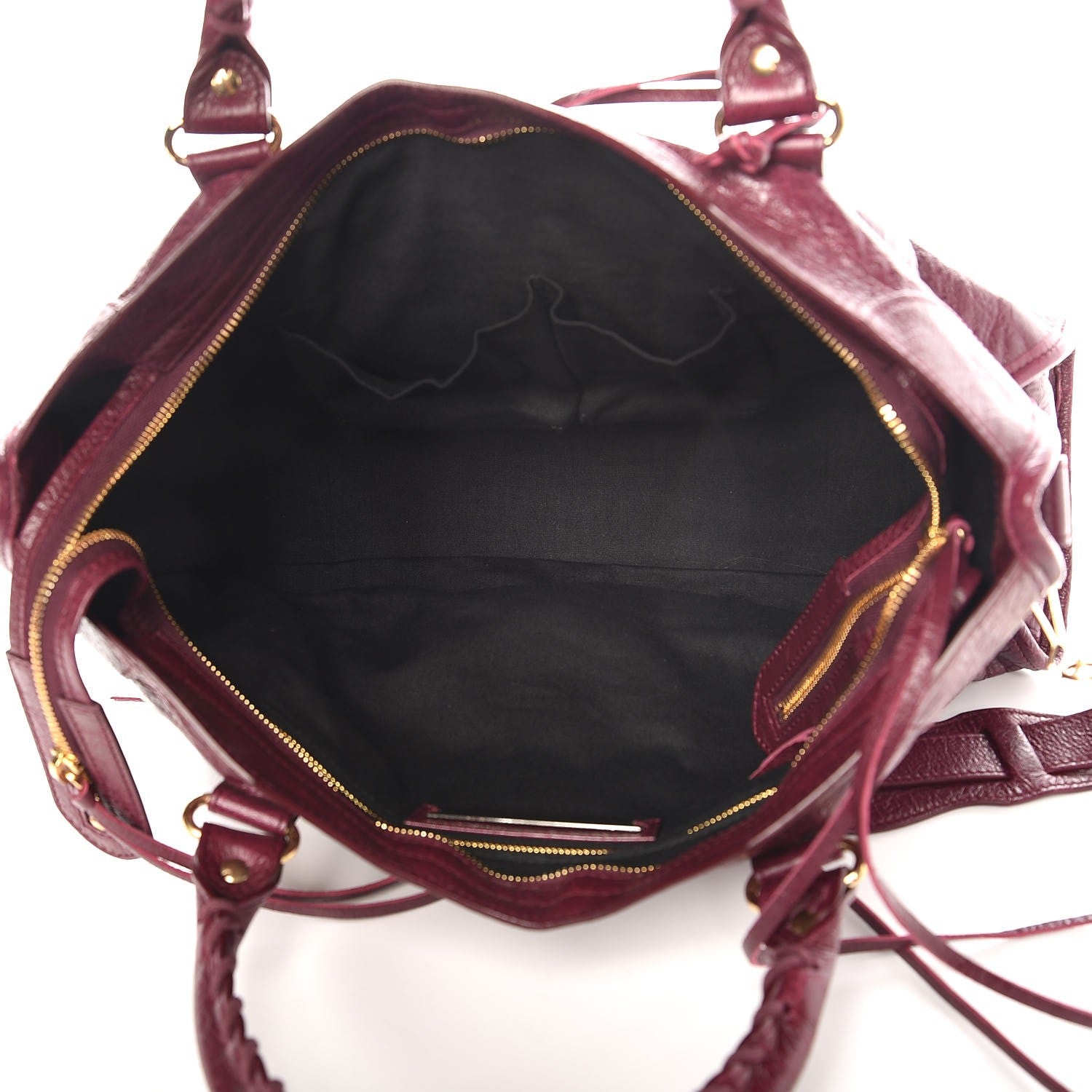 Balenciaga Agneau Classic Gold Hardware City Violet Prune 6 of 8