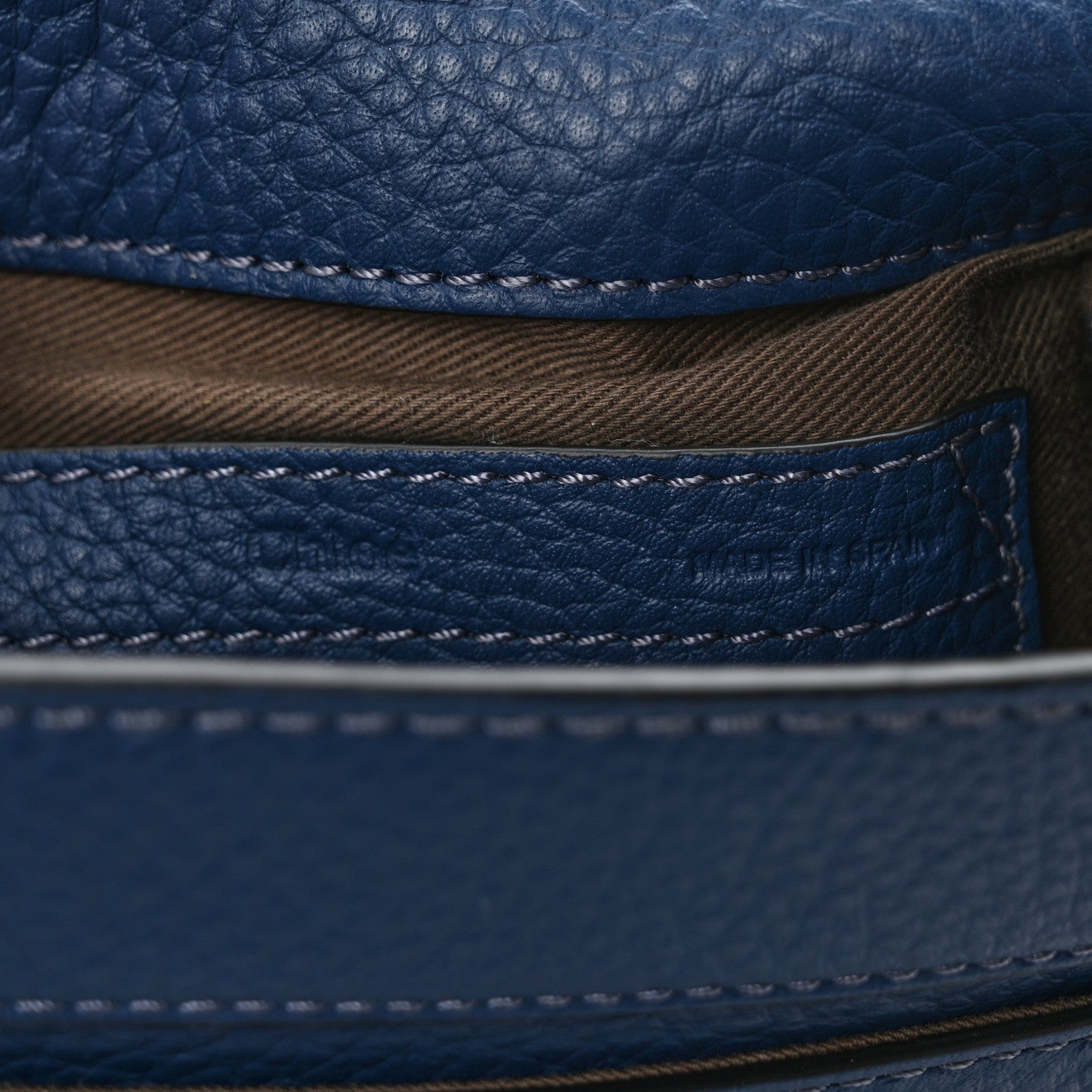Chloe Calfskin Mini Marcie Round Crossbody Bag Royal Navy 6 of 8
