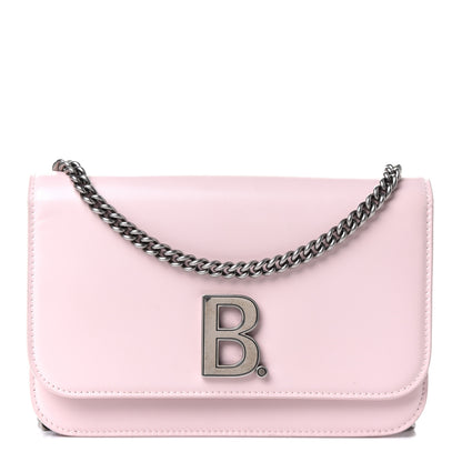 Balenciaga Smooth Calfskin B Wallet on Chain Light Rose 1 of 4