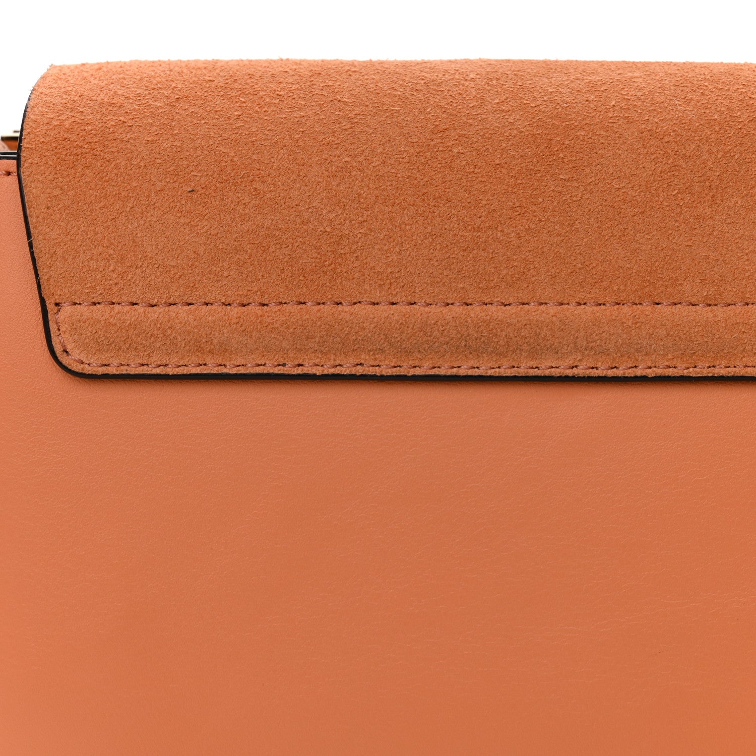 Chloe Suede Calfskin Small Faye Shoulder Bag Marrone 12 of 15