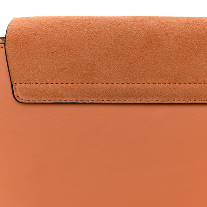 Chloe Suede Calfskin Small Faye Shoulder Bag Marrone 12 of 15