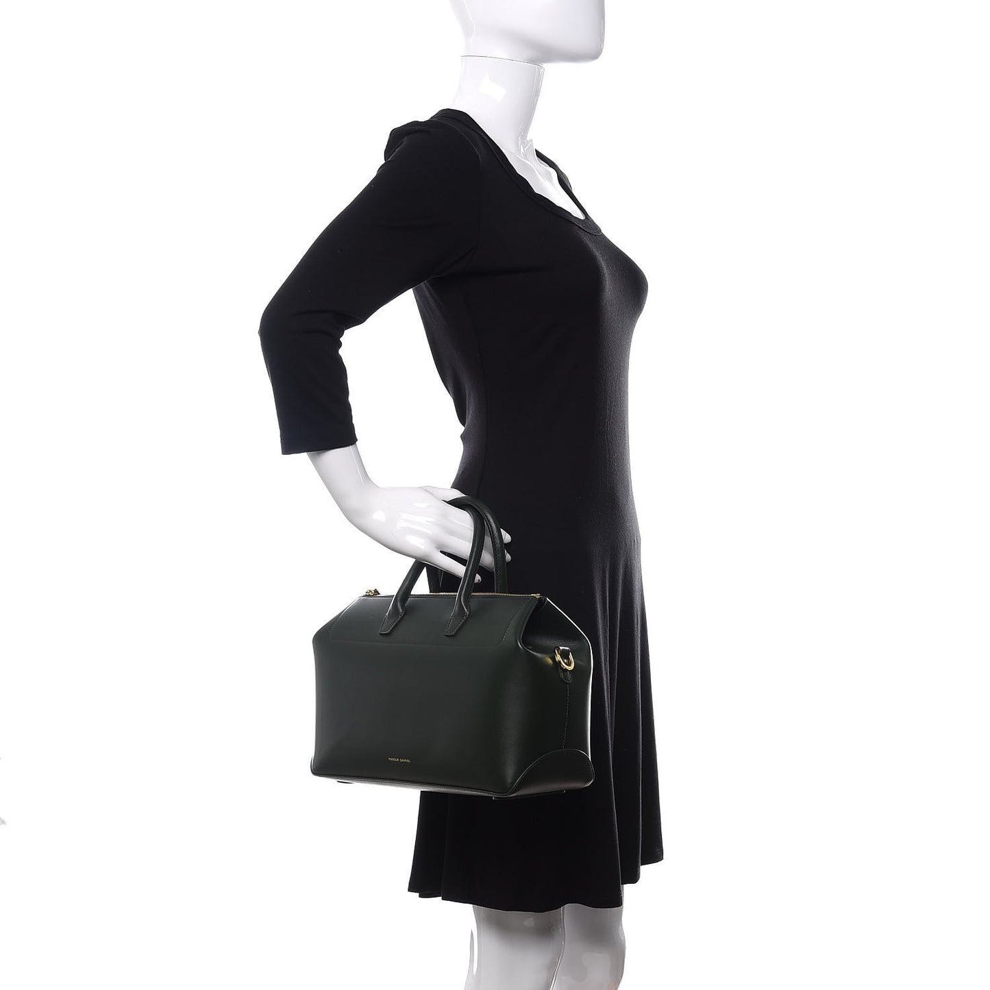 Calfskin Mini Travel Crossbody Bag Moss