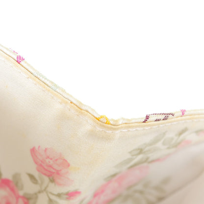 Louis Vuitton Silk Satin Monogram Multicolor Abelia White 10 of 10