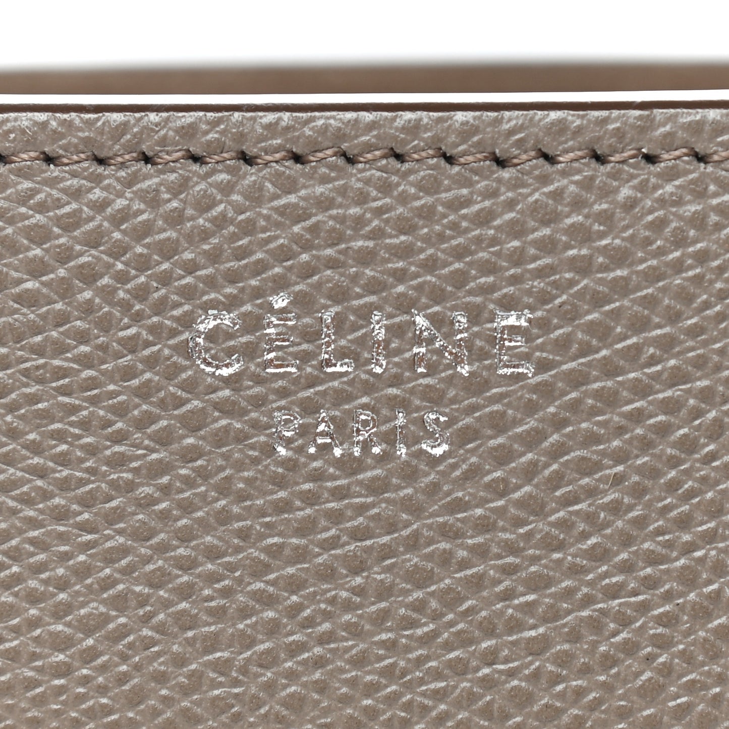Baby Grained Calfskin Medium Phantom Luggage Taupe