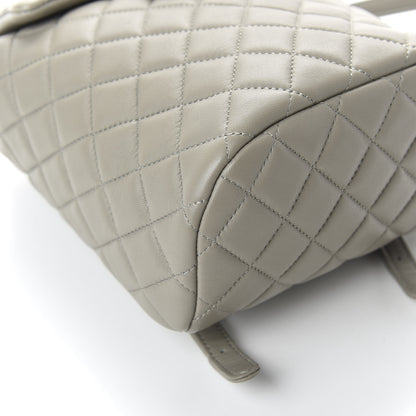 Chanel Calfskin Quilted Mini Urban Spirit Backpack Grey 8 of 9