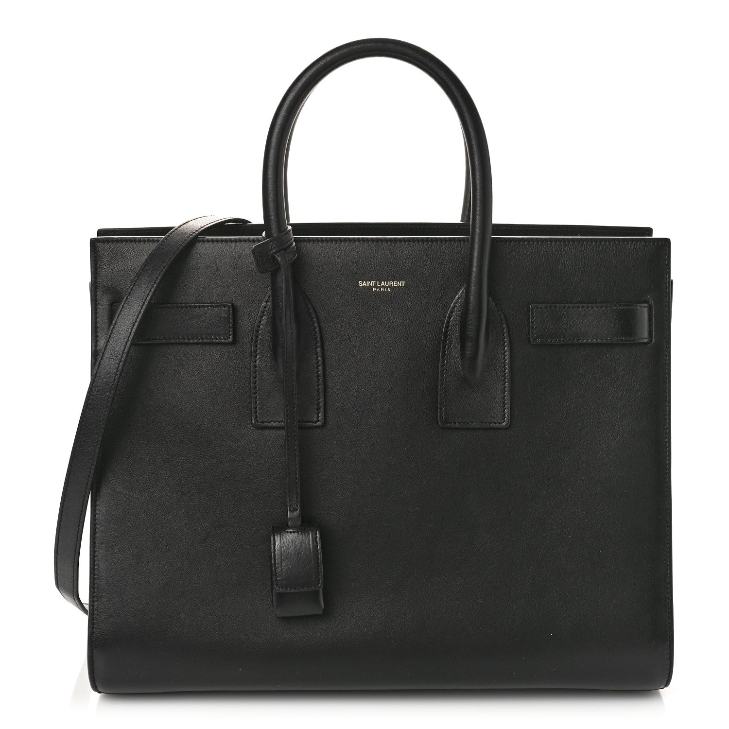 Saint Laurent Calfskin Small Sac De Jour Black 1 of 9