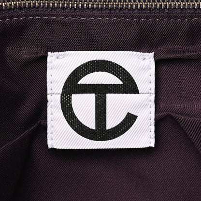Telfar Vegan Leather Large Shopping Bag Eggplant 6 of 9