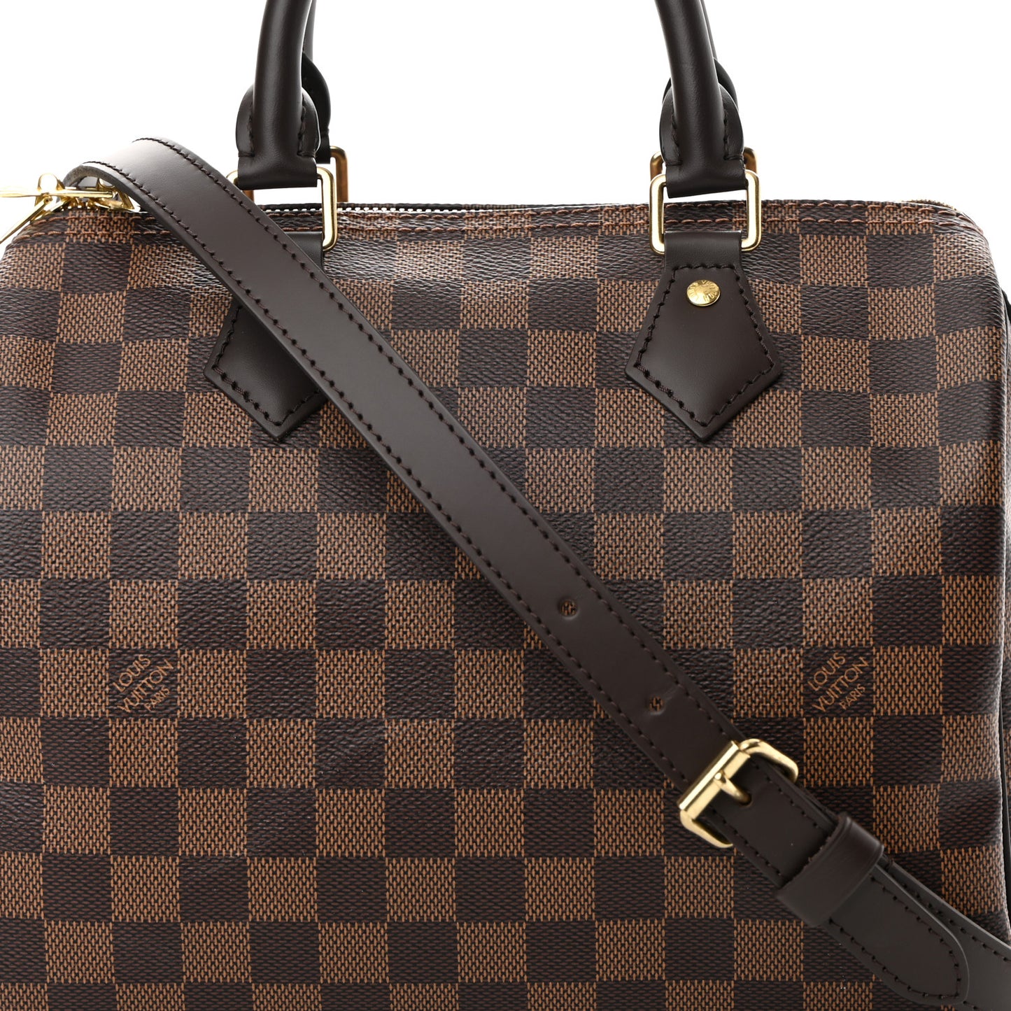 Damier Ebene Speedy Bandouliere 25