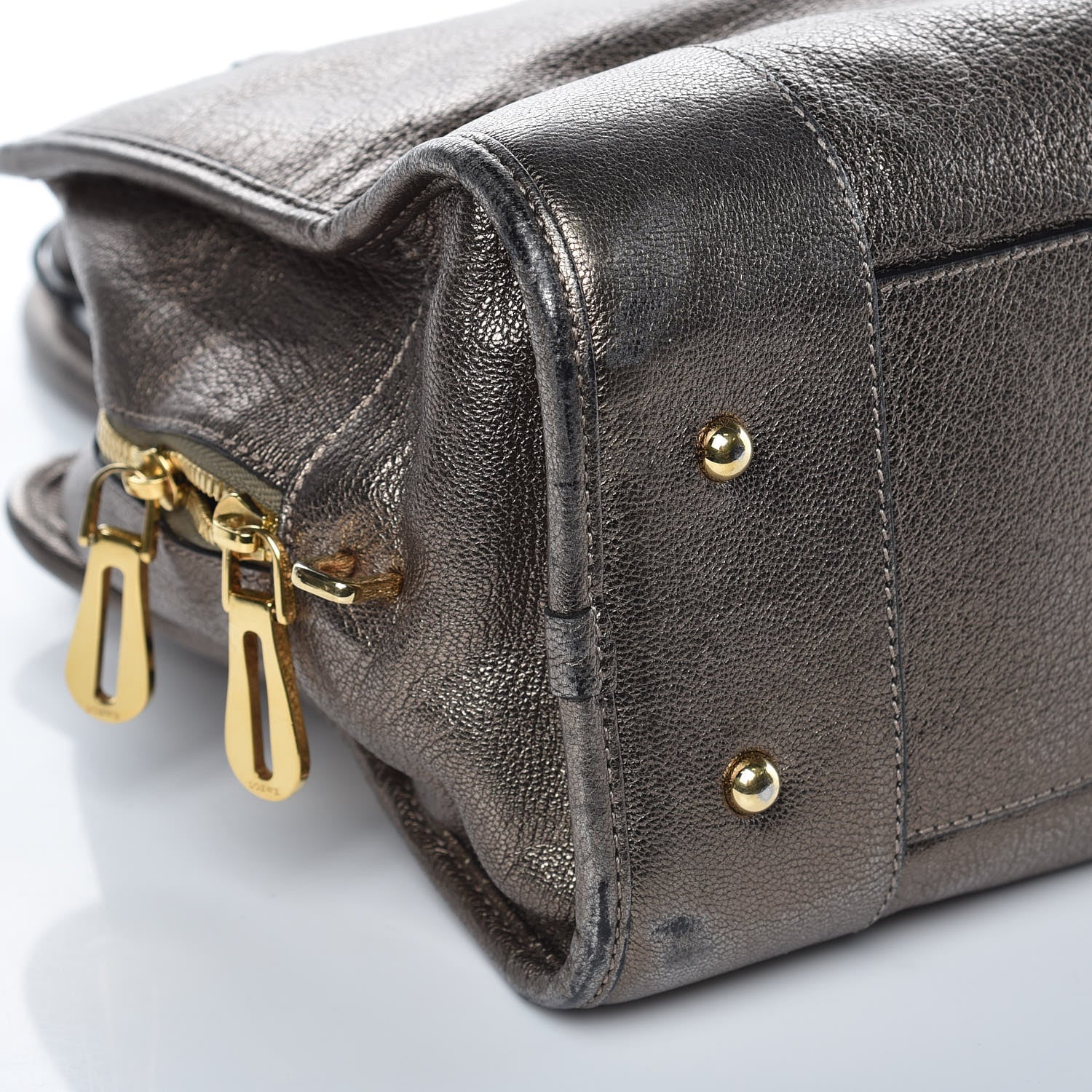 Loewe Metallic Calfskin Amazona Bronze 9 of 14