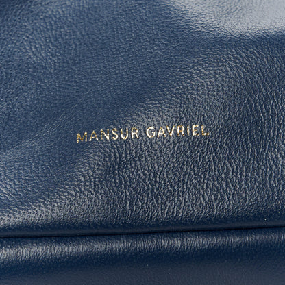 Mansur Gavriel Lambskin Mini Cloud Clutch  Blue 7 of 10