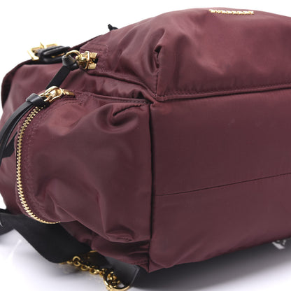 Burberry Nylon Medium Rucksack Backpack Burgundy Red 5 of 9