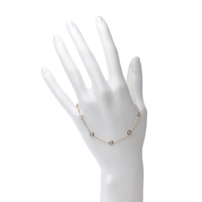 Cartier 18K Pink Gold 7 Diamond D'Amour Station Bracelet 2 of 6
