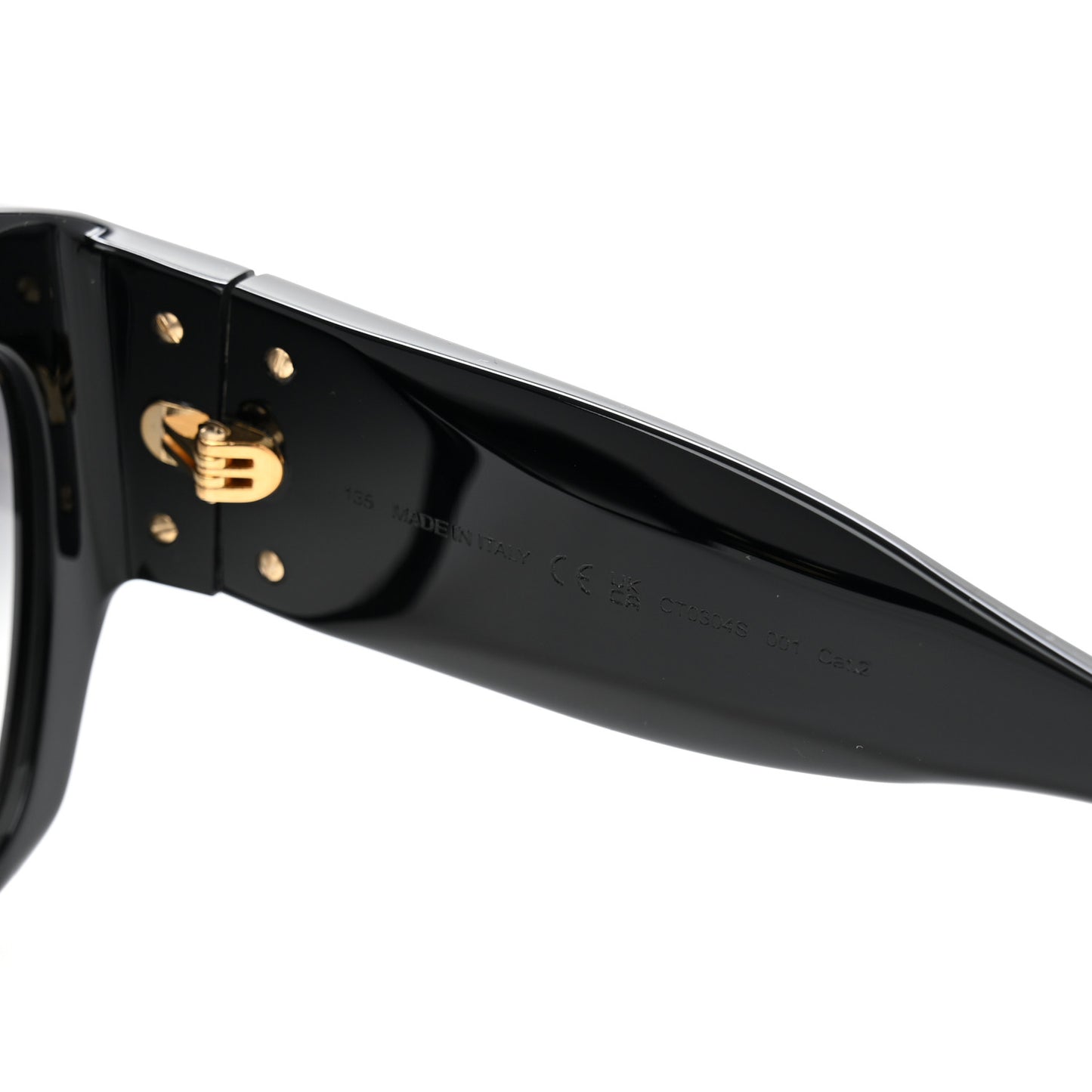 Acetate C De Cartier Sunglasses CT0304S Black
